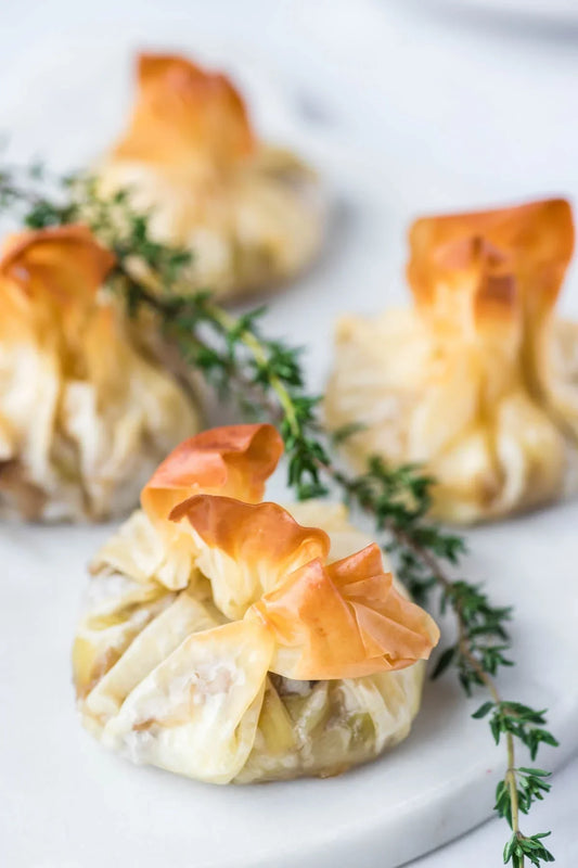 Crispy Brie Parcels with Cranberry & Thyme - Monty Booch
