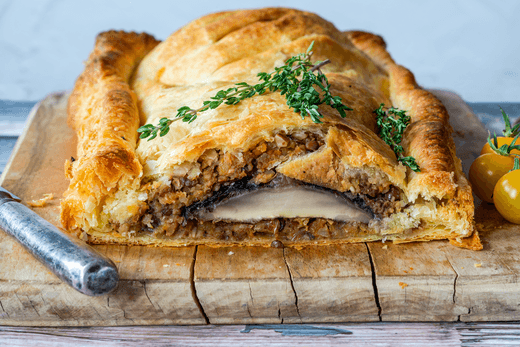 Nut Roast & Mushroom Wellington - Monty Booch