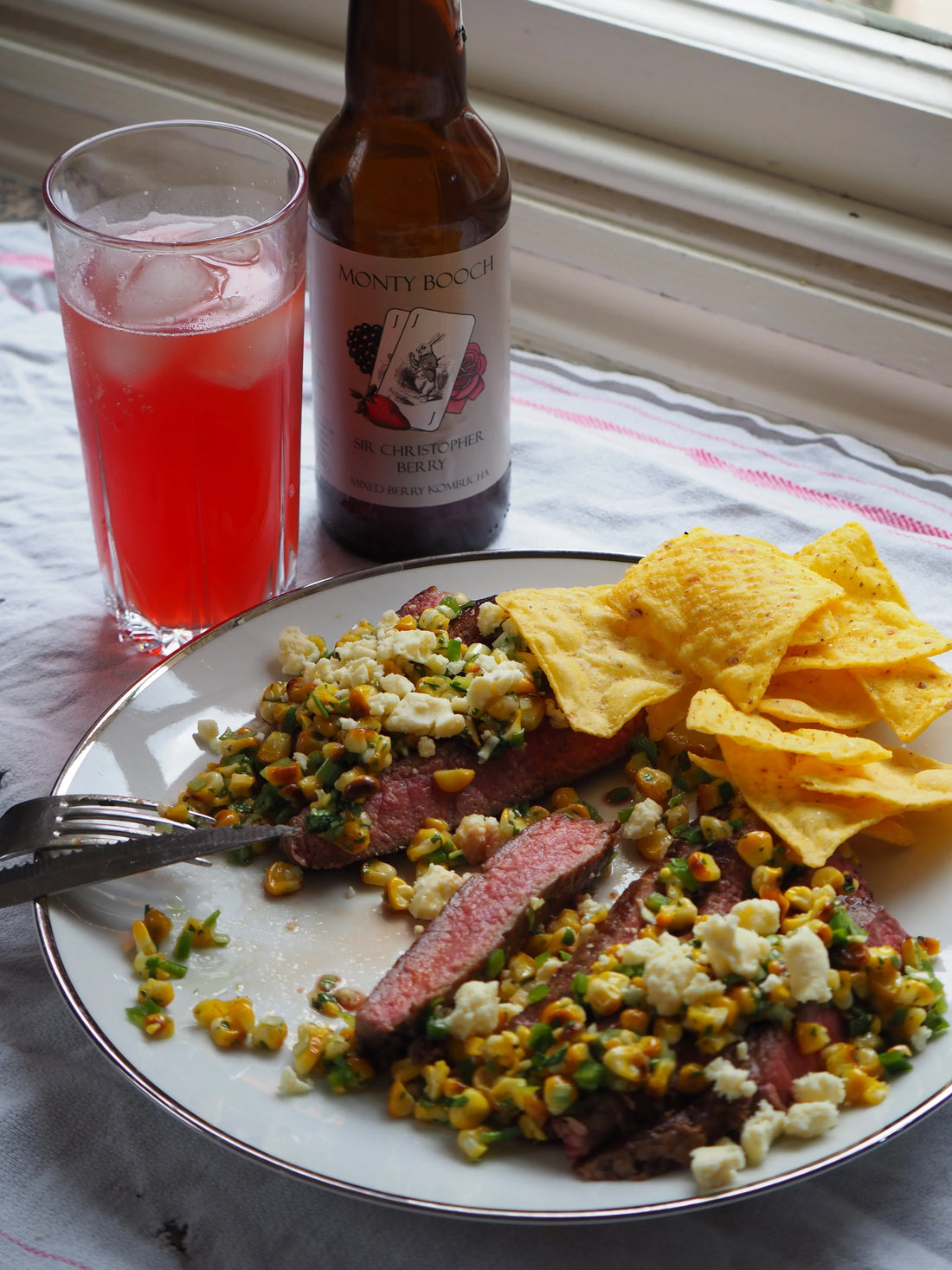 Steak with Sweetcorn Salsa Recipe - Monty Booch