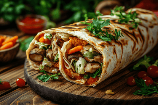 Vegan Mushroom Shawarma Recipe - Monty Booch