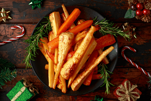 The Ultimate Honey (or Maple) Roasted Carrots & Parsnips - Monty Booch