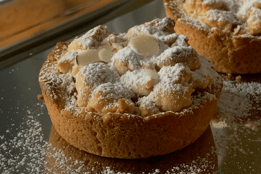 Spiced Pear and Almond Frangipane Tart - Monty Booch