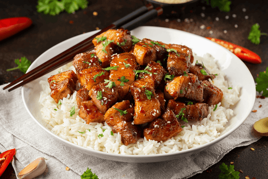Sticky Lemon and Ginger Pork - Monty Booch