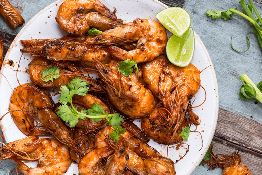 Thai Barbecued Tiger Prawns - Monty Booch