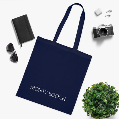 Cotton Tote Bag — Minimal Logo Canvas Shopping Tote