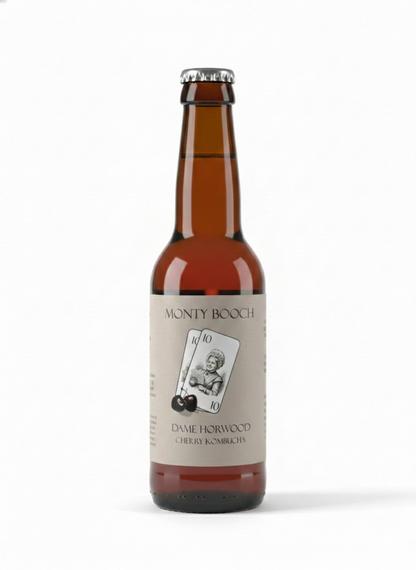 Dame Horwood Limited Edition Unfiltered Cherry Kombucha 330ml (12 Pack)